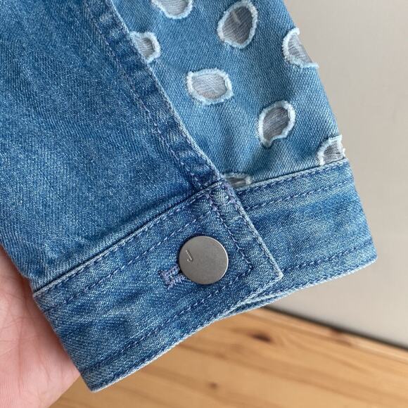 J. Brand Cyra Cropped Denim Jacket S - Picture 10 of 12